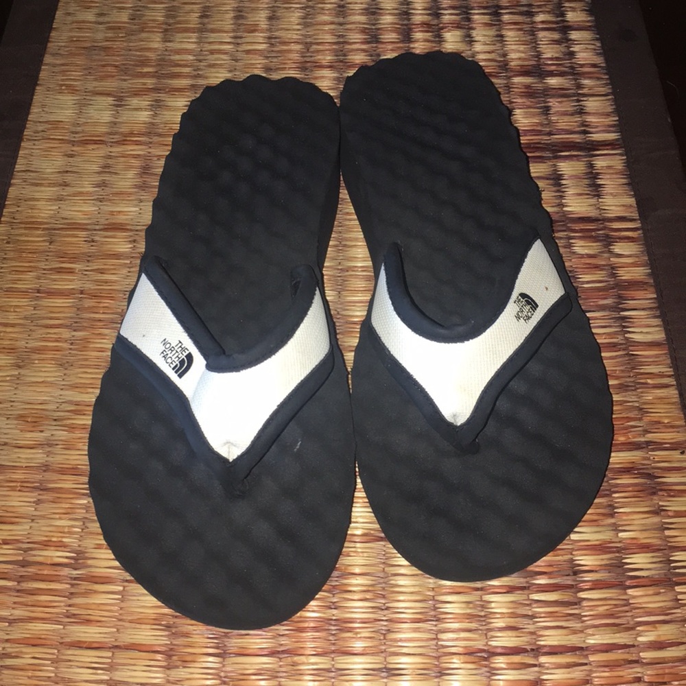 The North face flip flops size 8